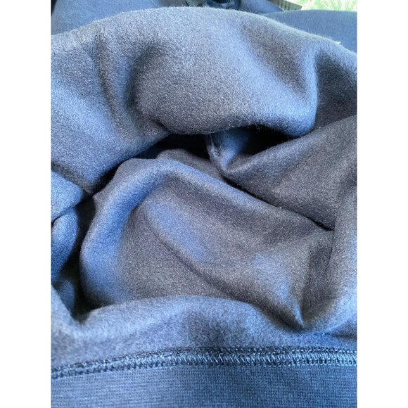 Nike Womens Navy Blue Fleece Hoodie Sweatshirt  Large Granola Girl Streetwear - Picture 3 of 7